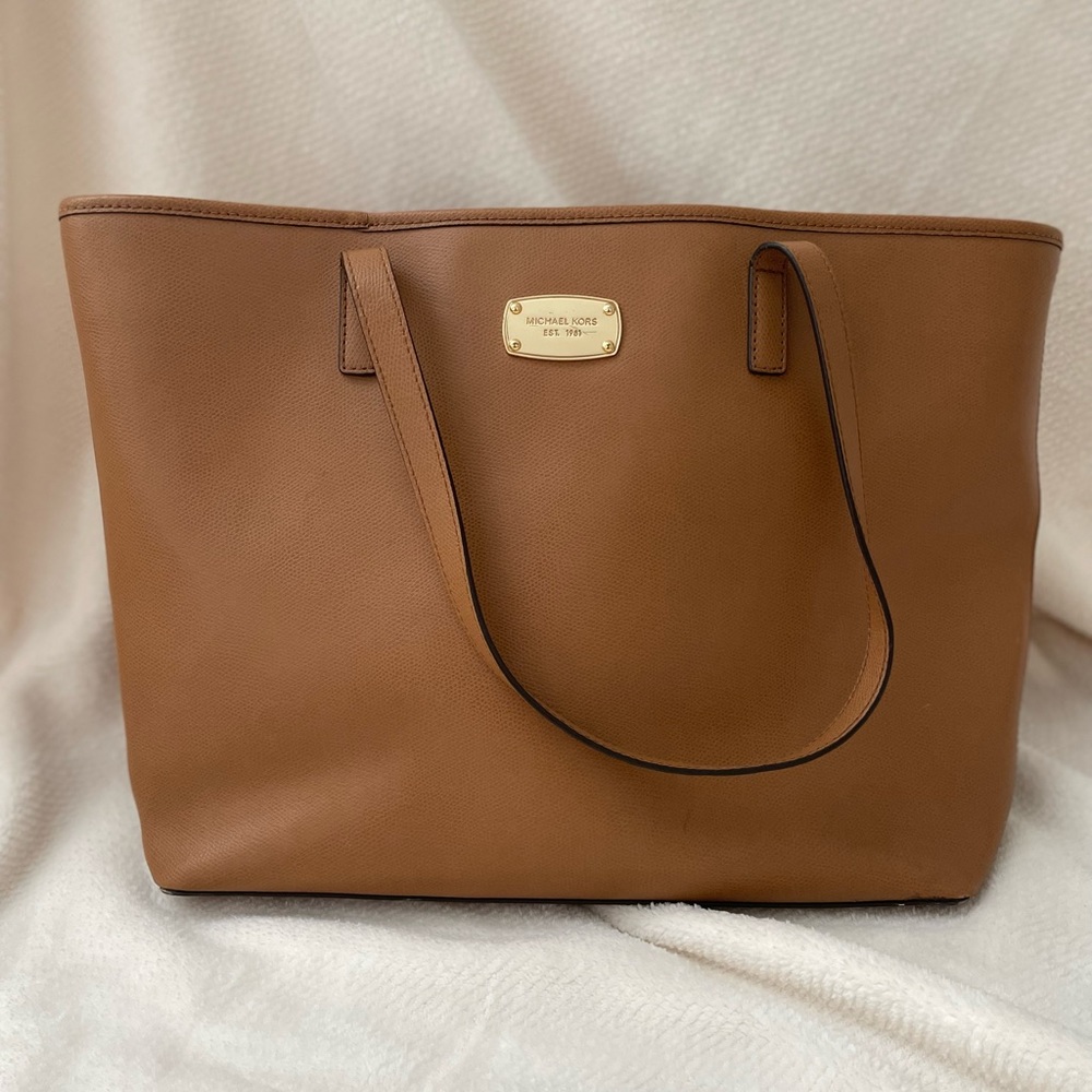 Tote bag brown leather